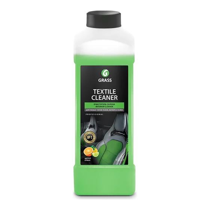 ОЧИСТИТЕЛЬ САЛОНА TEXTILE-CLEANER 1Л GRASS 112110