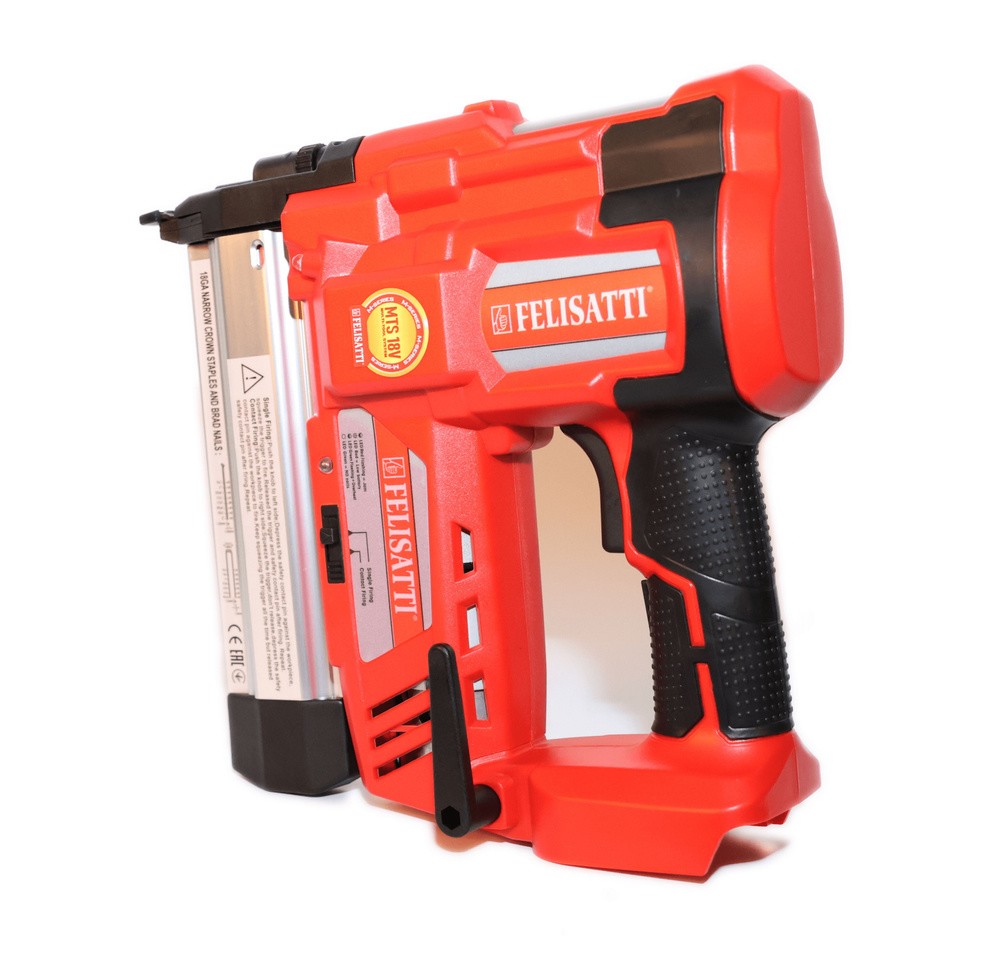 ГВОЗДЕЗАБИВАТЕЛЬ АКУМУЛЯТОРН. FELISATTI FT1646 (18V,ГВОЗДЬ 50ММ,СКОБА 40)