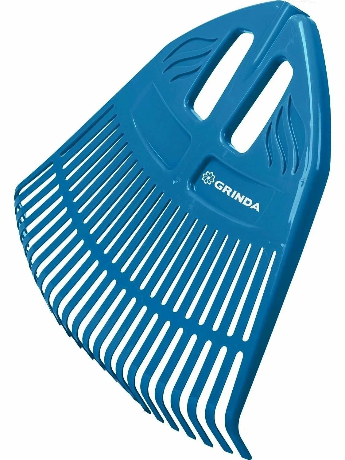 ГРАБЛИ ВЕЕРНЫЕ GRINDA, 23 ЗУБЦА,500Х50Х420ММ БЕЗ ЧЕРЕНКА PP-23 421813