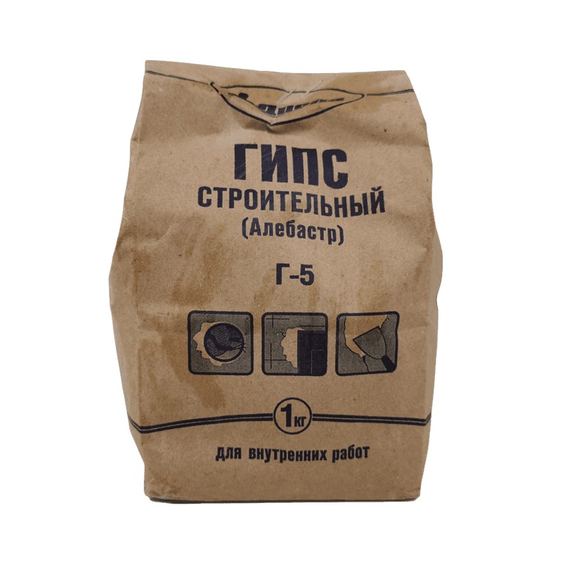 ГИПС СТРОИТЕЛЬНЫЙ 1КГ