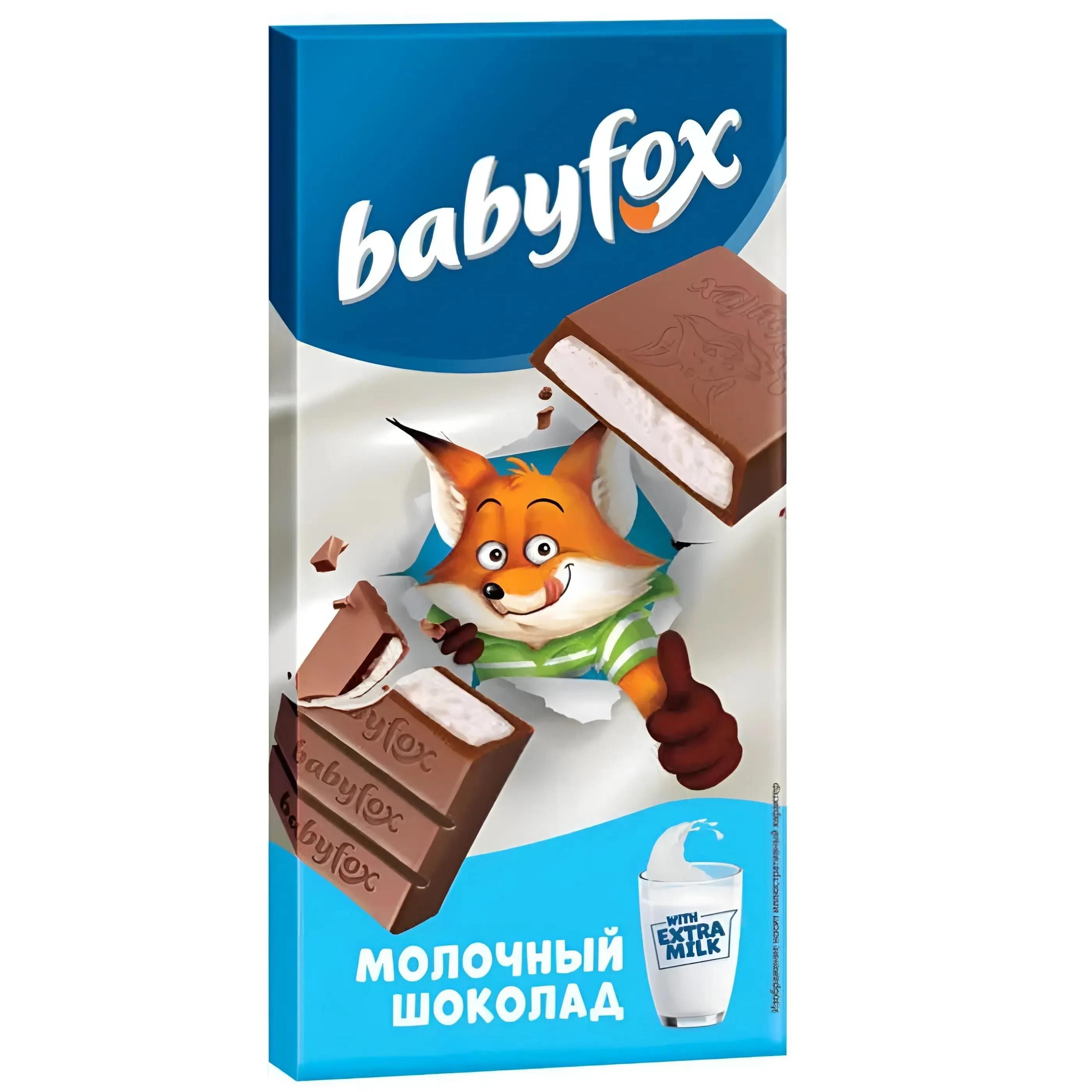 ШОКОЛАД BABYFOX ПЛИТКА С АРАХИСОМ 90Г