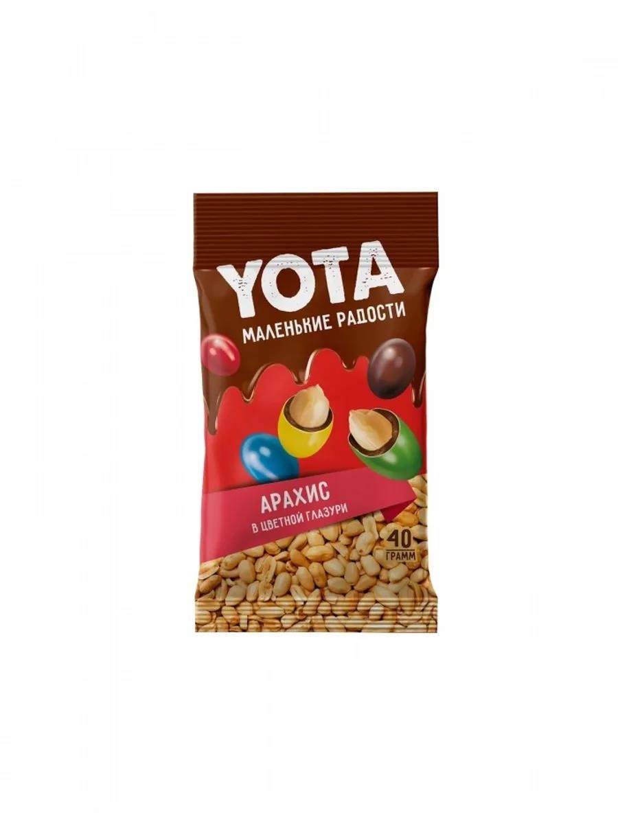 ДРАЖЕ АРАХИС В ЦВ.ГЛАЗУРИ YOTA 40 Г